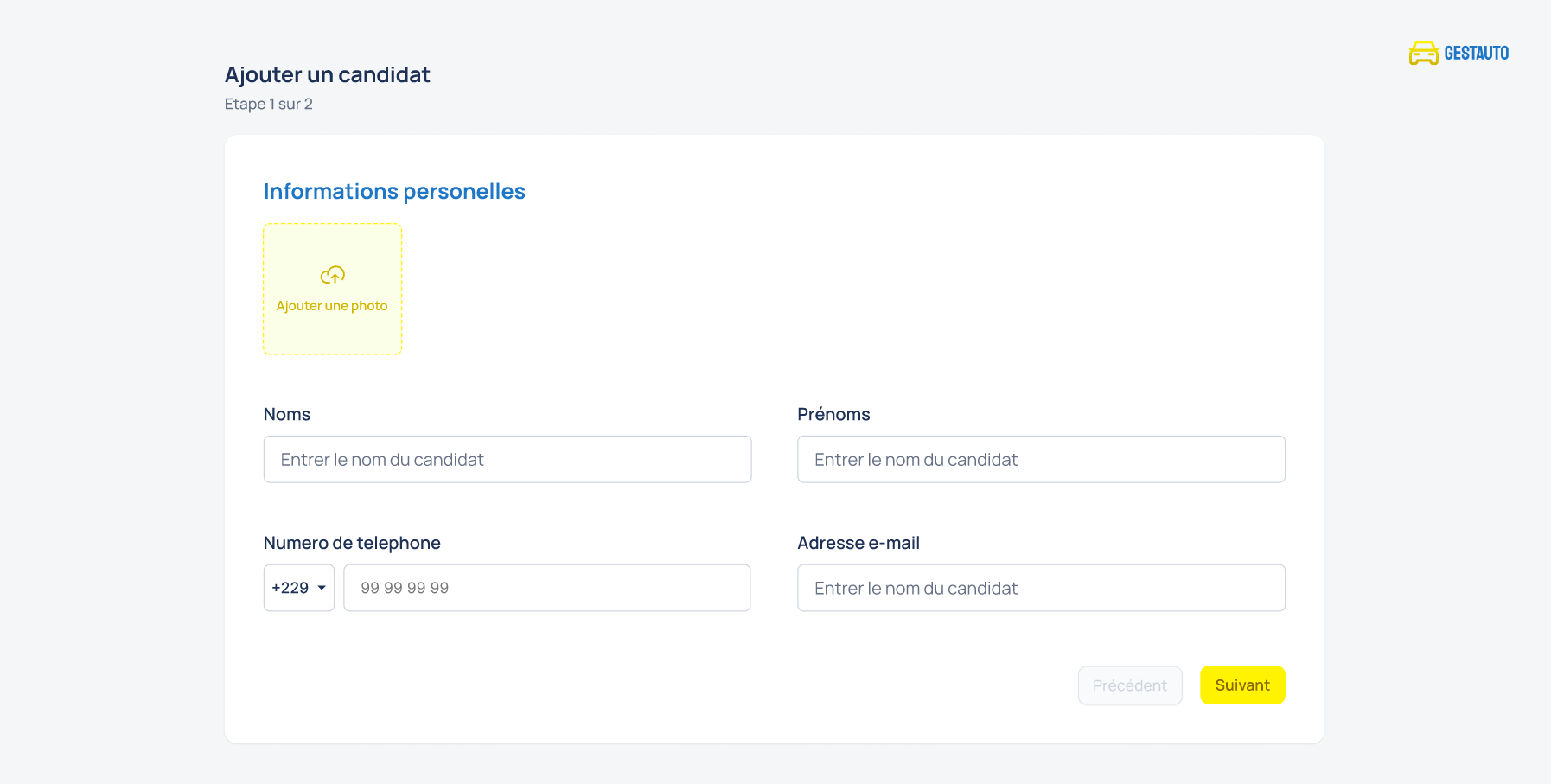Auto-Ecole — Module de cours